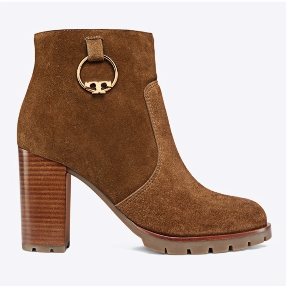 Tory Burch Brown Heeled Boots